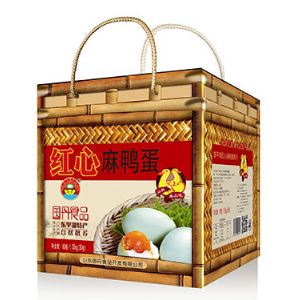 30枚-有機方盒紅心麻鴨蛋
